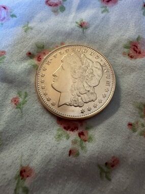 1 Ounce Morgan Copper Round / Beautiful .999 Copper Bullion Coin
